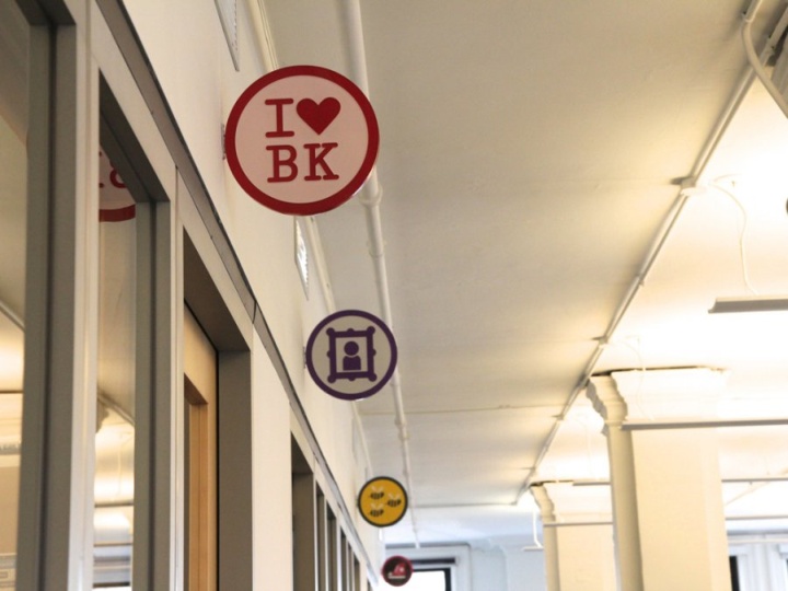 Foursquare office design badges 