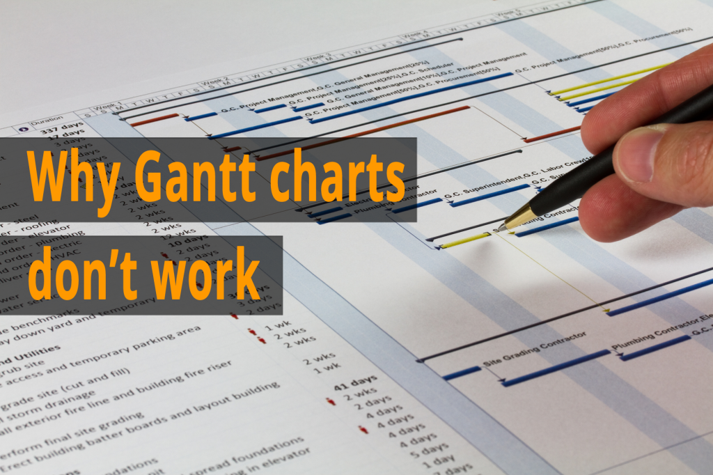 Why Gantt charts don't work